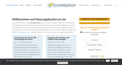 Desktop Screenshot of heizungsbauforum.de