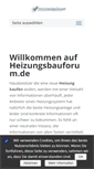 Mobile Screenshot of heizungsbauforum.de
